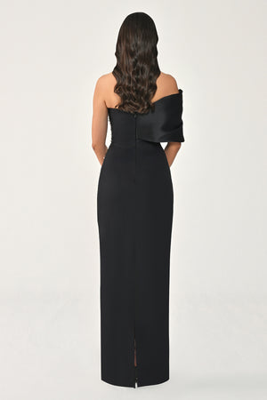 One-Shoulder Embellished Long Dress