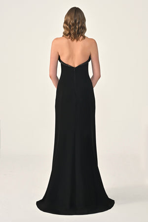 Long Knitted Dress with Top Sequin Accessories